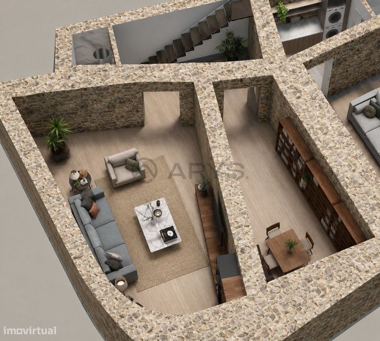 Moradia T2, totalmente renovada, em Santa Lucrécia de Algeriz, Braga.