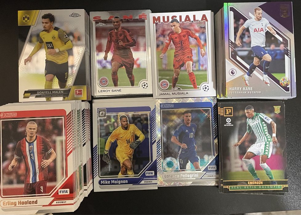 Картки Select, Prizm, Donruss, Chrome та ін. (футбол та UFC)