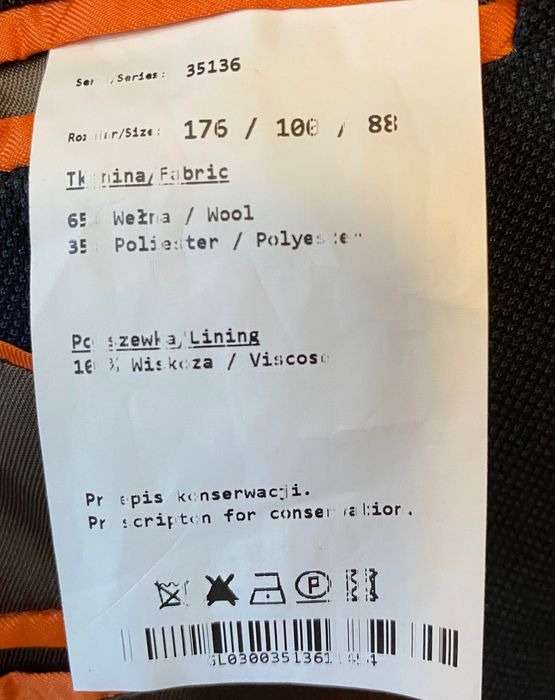 Sprzedam garnitur męski