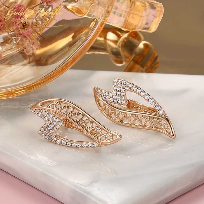 Kolczyki GF99 585RG Gold Franko