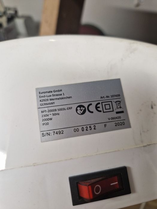 Kurtyna powietrza, grzejnik, termowentylator