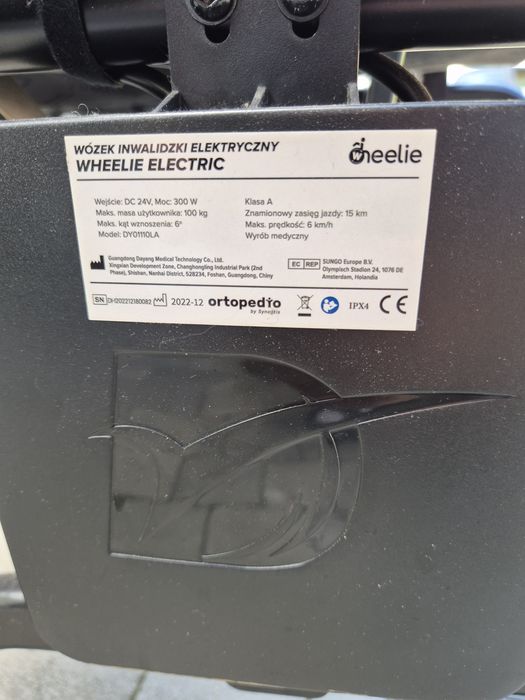 Elektryczny wózek inwalidzki