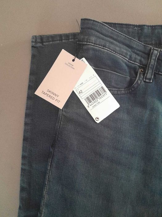 Jeans Masculinas TOM Mango Skinny Tapered Fit