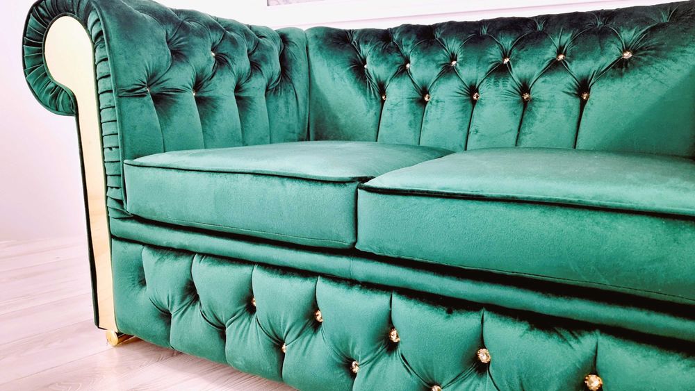 Zestaw pikowany Chesterfield GLAMOUR 3+2+1 Rozkładany / producent