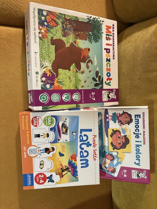 Gra Miś i pszczoły, puzzle Latam, Emocje