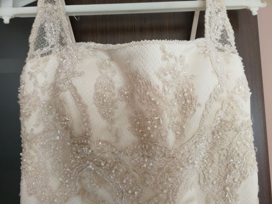Suknia ślubna San Patrick z hiszpańskiej koronki
