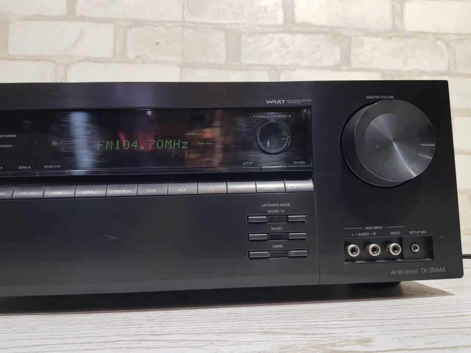 7.1 AV ресивер ONKYO TX-SR 444,*7x100 Вт, HDMI, USB, Bluetooth, б/у