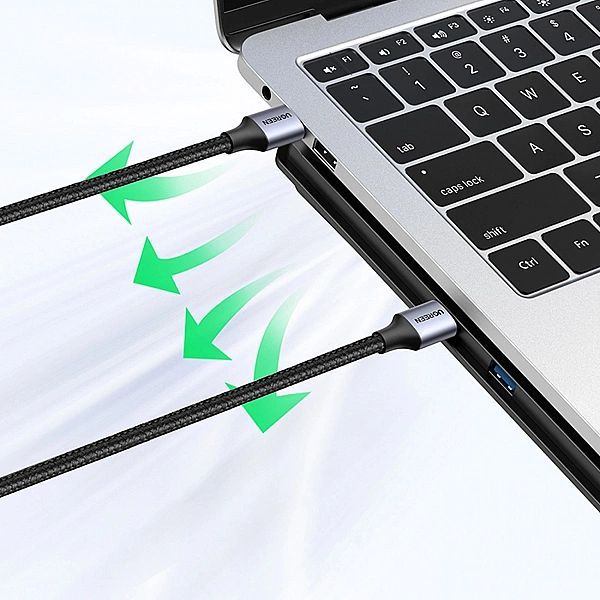 Ugreen kabel przewód Usb - Usb 3.0/5Gb/s 0.5m szary (us373)