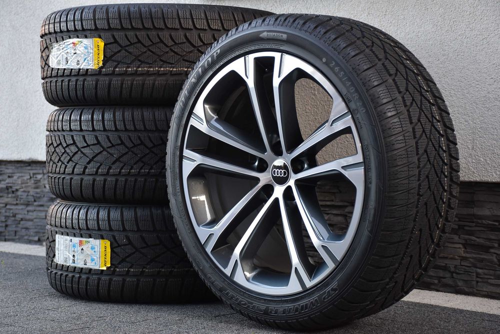 Nowe koła zimowe OEM Audi A8 S8 D5 4N0 D4 20" NOWE Dunlop AO dot25