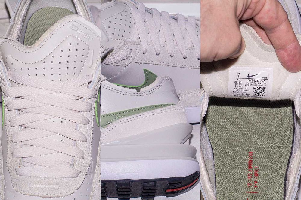 ‼️Кросівки Nike Waffle One Ltr DX9428-002 Leather Beige 40 р оригінал