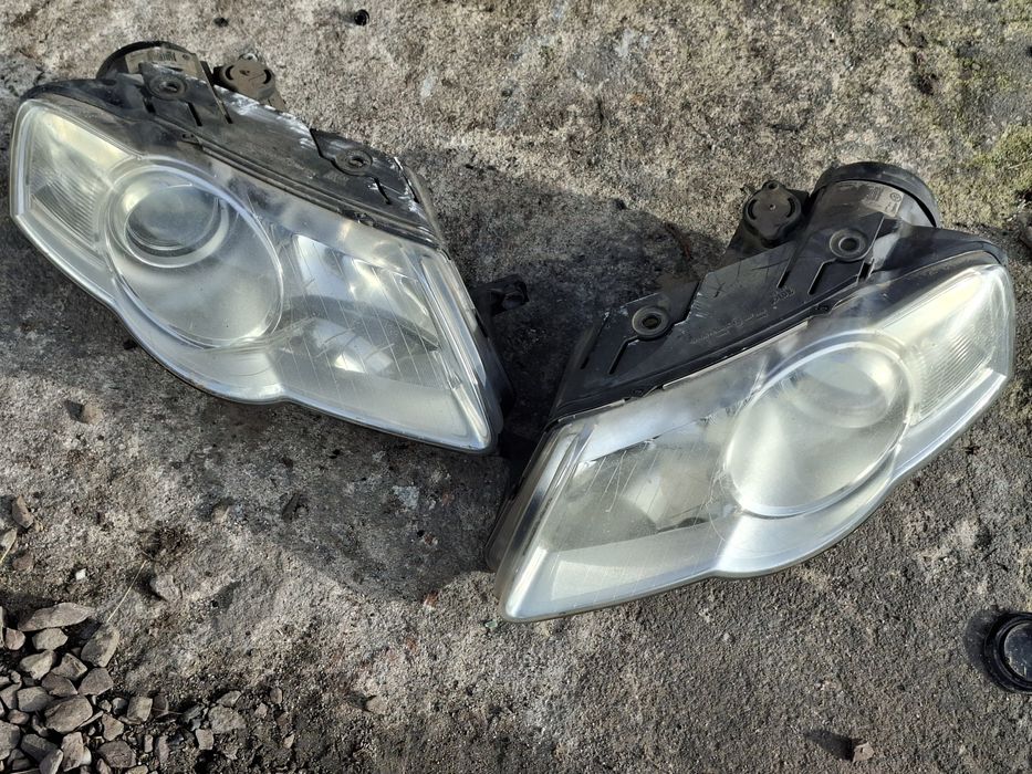 Volkswagen Passat b6 lampy przód oryginał lewa prawa komplet