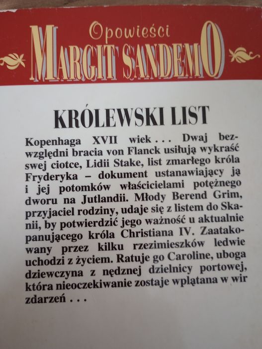Królewski list  Marcit Sandemo