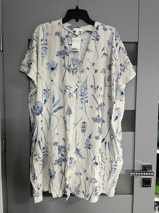 H&m sukienka kwiaty viscoza roz.42