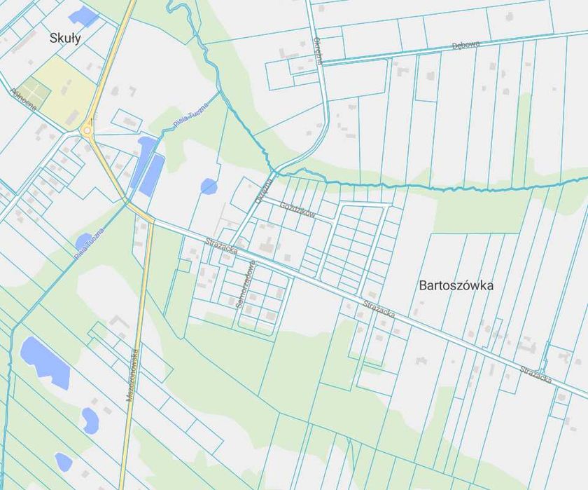 Działka budowlane - 3 sztuki po 1180 m² - cena z 1 działkę - Widok 2