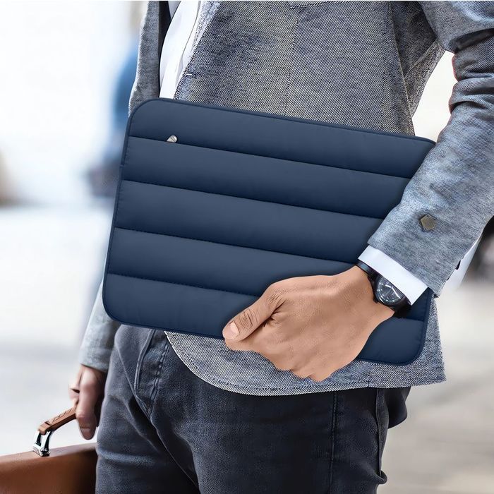 Tech-Protect fluffy laptop 15-16 navy blue