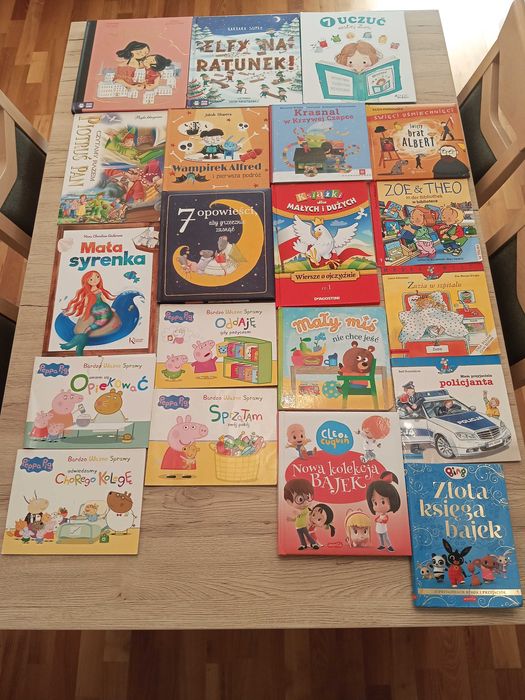 Kolekcja 30 książek dla dzieci.