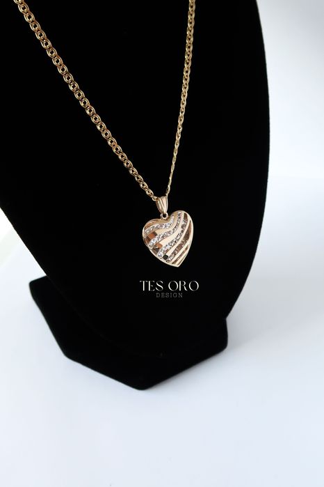 Złota Zawieszka Serce | Próba Złota 585