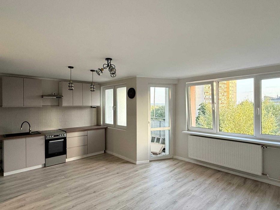 Jasne dwa pokoje po remoncie 40,5 m2 balkon Potulicka
