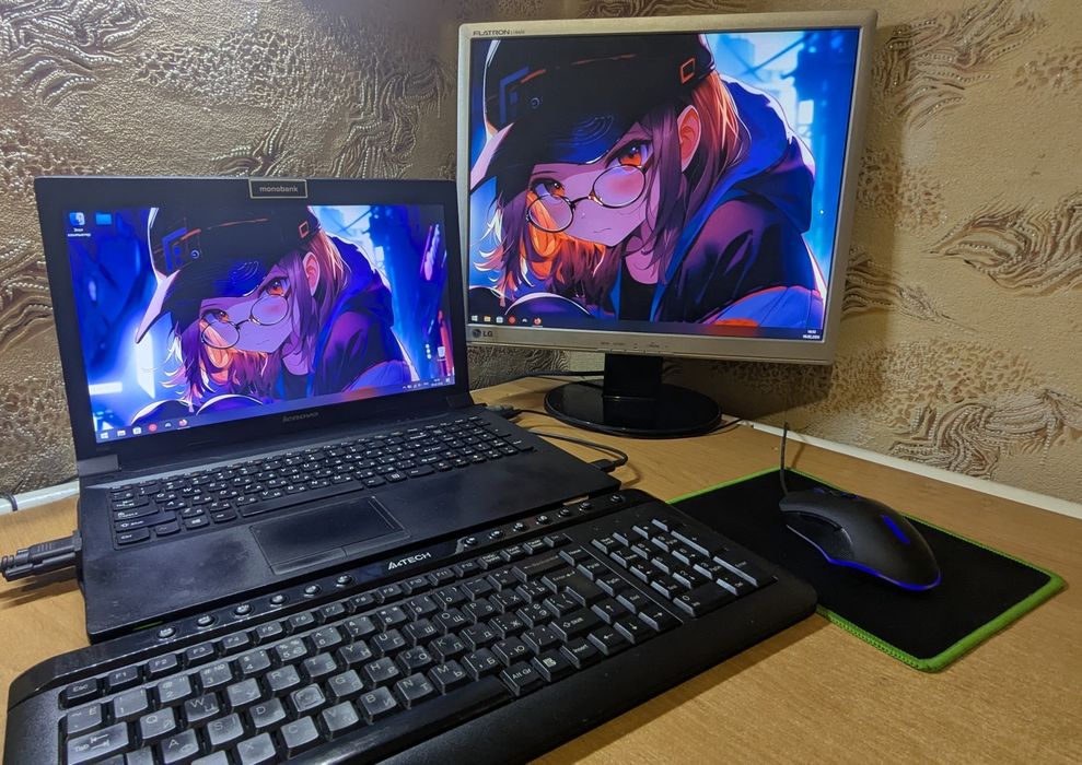 Lenovo B590 + Монітор та аксесуари