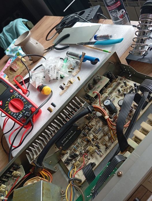 Audio spa wymiana elkrolitów kondensatorów
