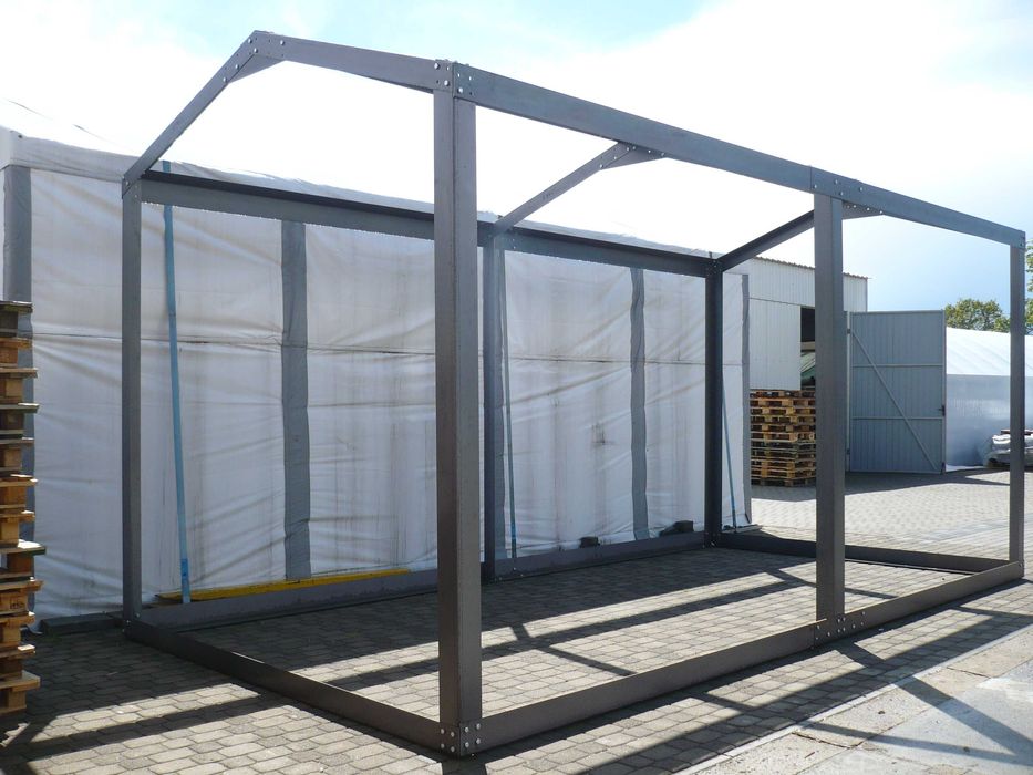 Rama konstrukcja stalowa domek kontener stodoła 4x6    4/6
