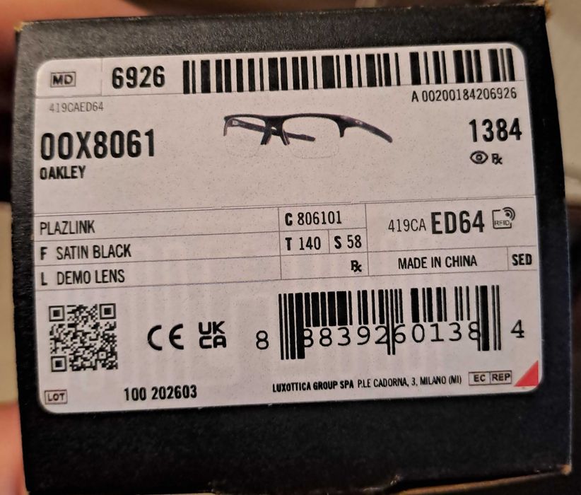 Оправа OAKLEY 8061 806101