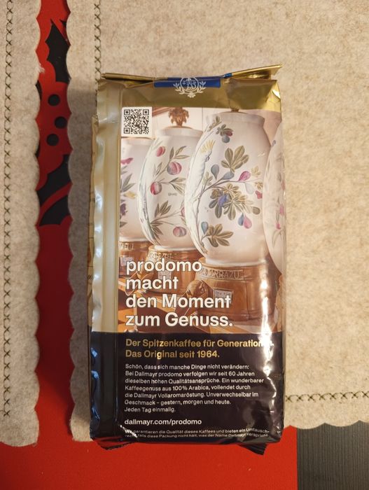 Kawa ziarnista Dallmayr prodomo 500g