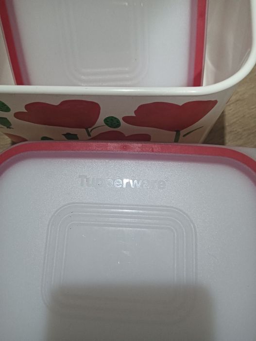 Conjunto 3 (três) caixas despensa Tupperware