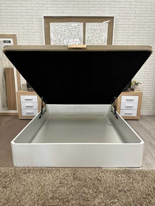 oferta cama com baú nova envio gratis