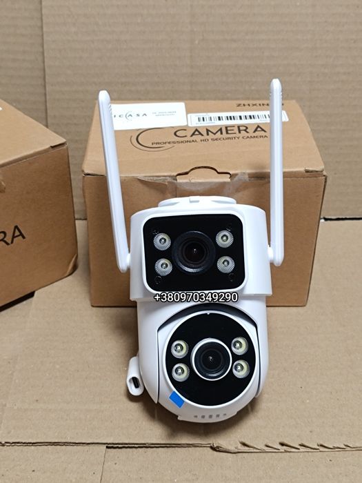 Камера відеоспостереження wifi, full hd,ip65,поворотна