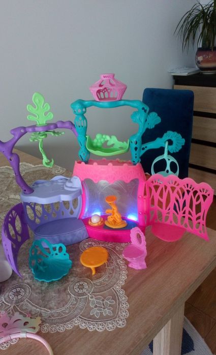 Podwodny zamek My Little Pony, lampkę świecącą jednorożec, konik Pony,