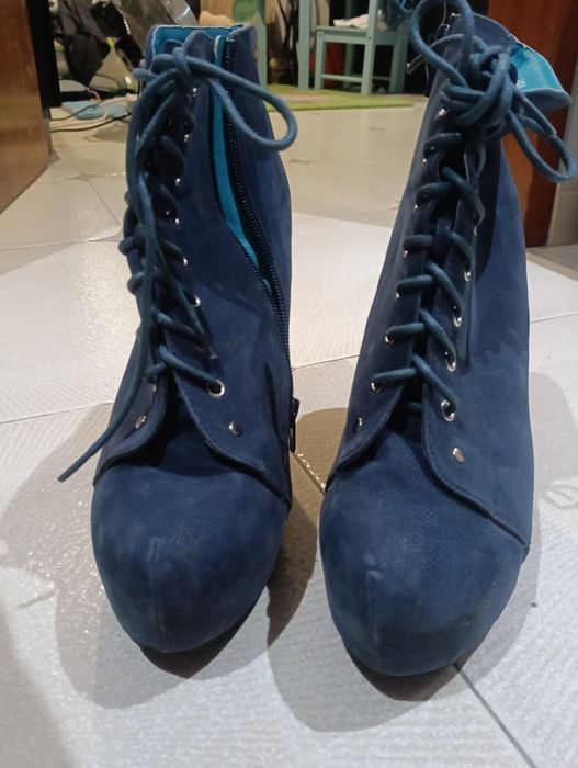 Botins azul marinho