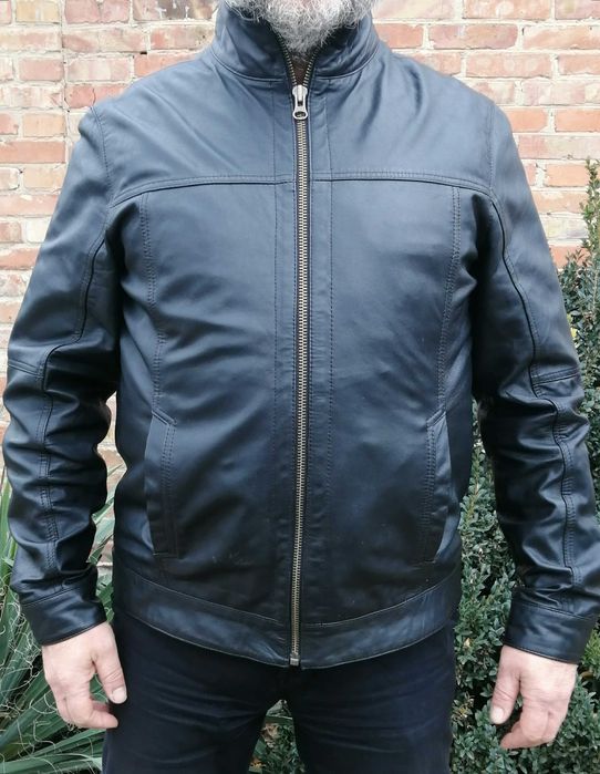 Onfire куртка XL шкіряна куртка кожаная спорт слімфіт демісезон
