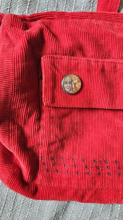 Torebka handmade sztruksowa Krishna