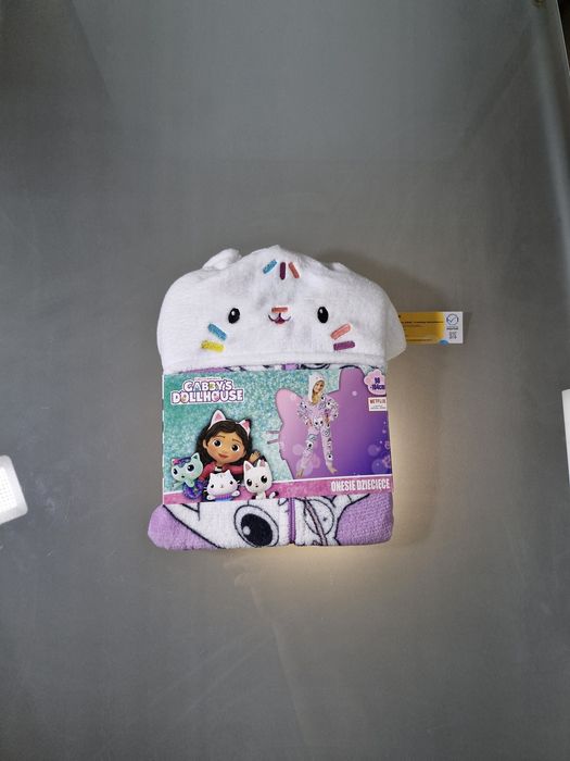 Koci Domek Gabi Kombinezon Pluszowy Piżama z Kapturem Rozmiar 98-104