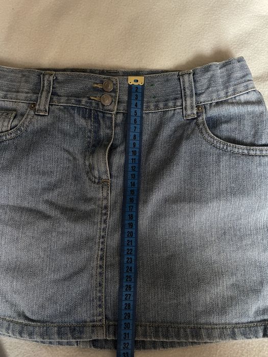 Джинсова міні спідниця 100% котон
