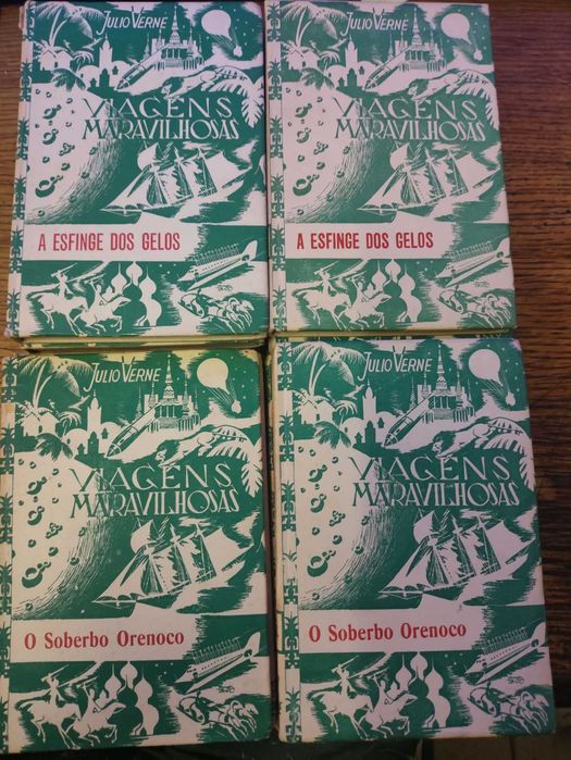 Livros Julio Verne Edição Popular das Viagens Maravilhosas