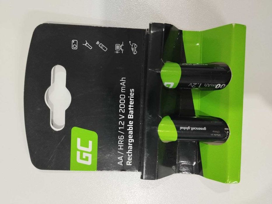 Green Cell Akumulatorki Paluszki 2X AA R6 2000MAH