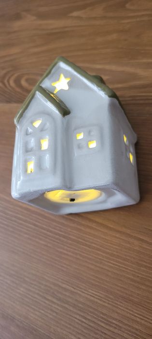 Domek Ceramiczny z Podświetleniem Led.