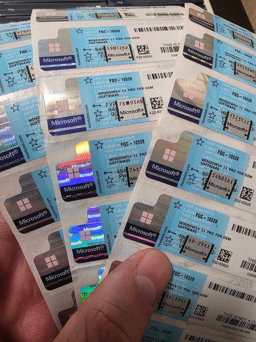 • Sticker Windows 11 Pro OEM • Стикер Віндовс 11 Pro • Ключ Виндовс •