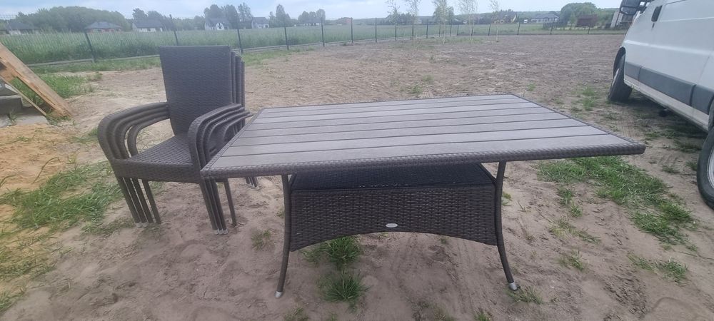 Stół + krzesła zestaw ogrodowy
