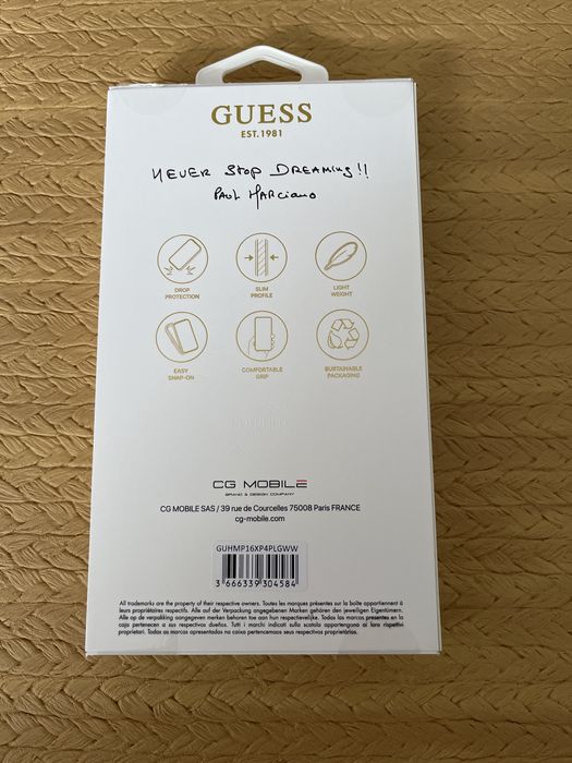 Etui oryginalne Guess na telefon iPhone 16 Pro Max/ MagSafe