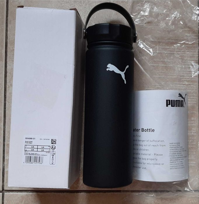 Бутылка (пляшка) Puma Studio Bottle (054369 01) металл 750 мл Оригинал