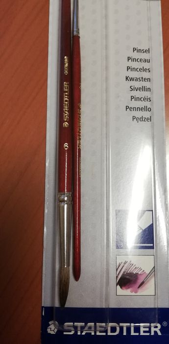 Conjunto 4 pincéis escolares, Staedltler, novos