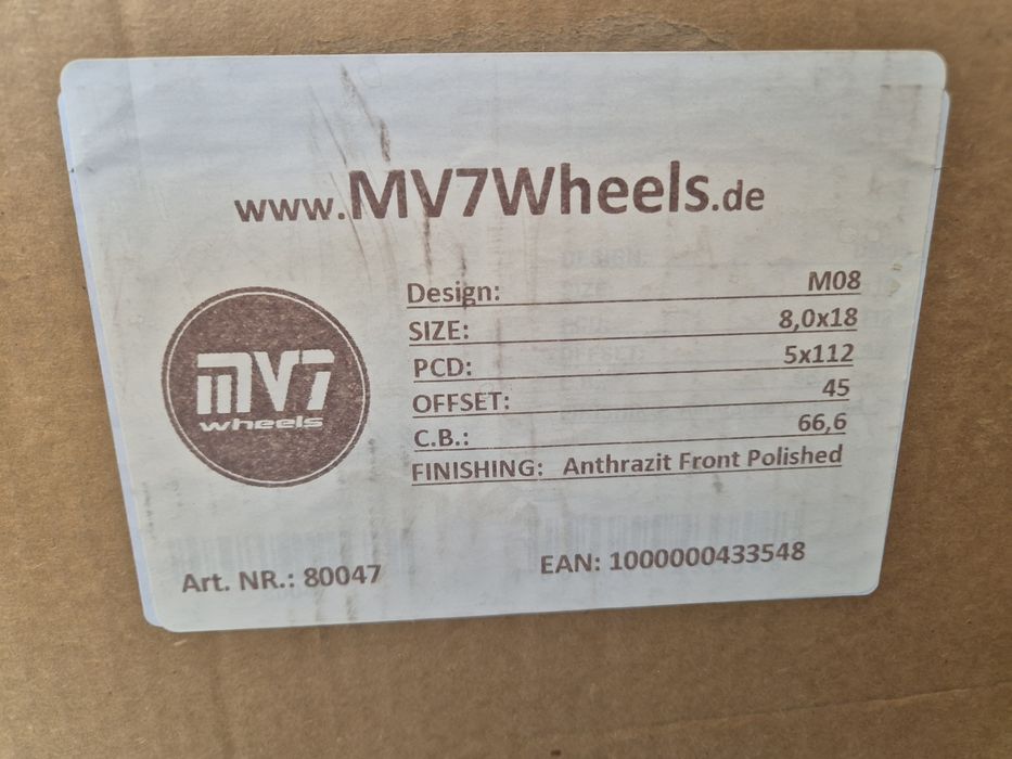 Alufegi 18 5x112 Audi,Vw