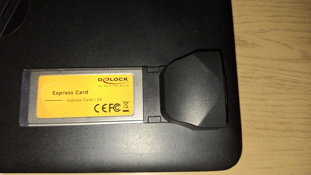 Karta adapter express card rs232 com do programowania Delock