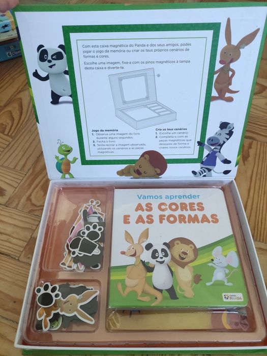 Vendo Caixa Magnetica do Panda e os Caricas como nova