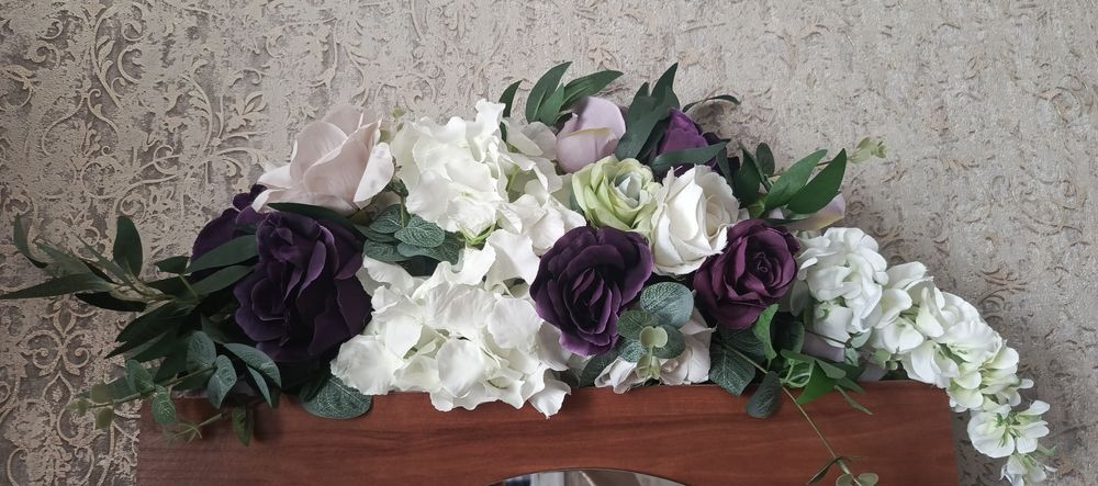 Весільний декор фіолетовий