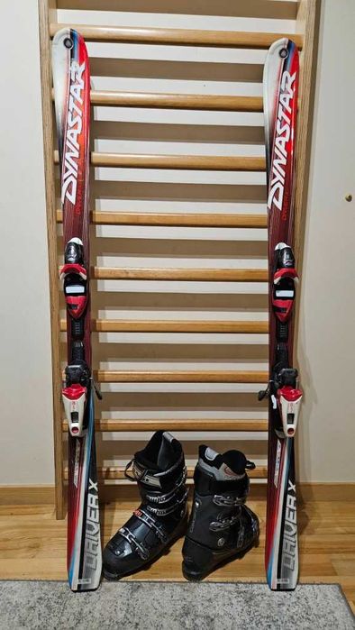 Narty Dynastar Driver X, 160cm i buty Lange Concept 85, 28cm