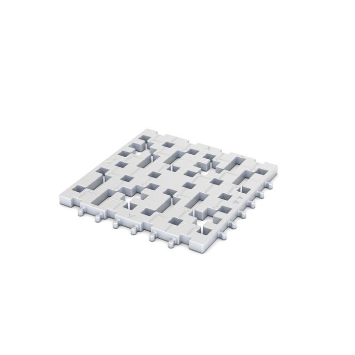 Klocki Meli 50085 Płytka Konstrukcyjna Basic Baseplate Gray 6 Sztuk